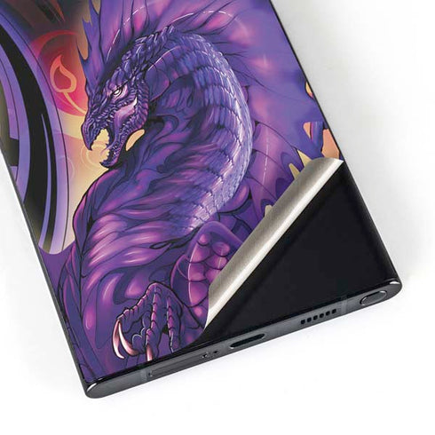 Dragonblade Netherblade Purple by Ruth Thompson Galaxy S25 Ultra Skin